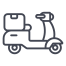 delivery scooter icon