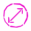pieces style diameter icon