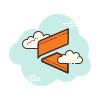cloud style 라이브2d 큐비즘 icon