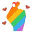 Rainbow Hand icon