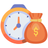 Time Is money icon