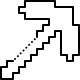 dotted style minecraft pickaxe icon