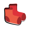 matisse style pair of socks icon