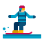 Катание на сноуборде icon