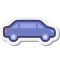 stickers style limousine icon
