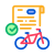 Bicycle Rent Contract icon