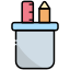 pencil holder icon