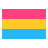 color style bandiera pansessuale icon