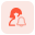 Alert bell notification on a user device icon