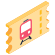 Billet de train icon