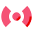 color glass style 화재 경보 버튼 icon