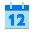 Calendrier 12 icon