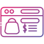 commerce électronique icon