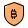 Bitcoin protection shield logo isolated on a white background icon