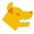 color glass style 愤怒的狗 icon