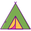 Barraca de acampamento icon