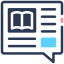 book discussion icon