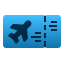 boarding ticket icon