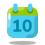 arcade style calendar 10 icon