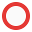 Estrada fechada icon