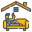 Relaxing icon