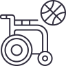 Wheelchair Basketball icon