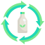 recycling glass icon