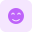 Blush smile with eyes closed emoji shared on internet icon