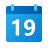 windows 11 color style calendar 19 icon