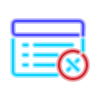 neon style eigenschaft löschen icon