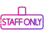 STAFF ONLY icon