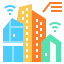 intelligente stadt icon