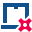 stencil style laptop settings icon