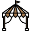 circus tent icon