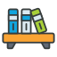 estantería de libros icon