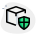 Design dimension protected by software isolated on a white background icon