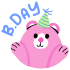 Teddy Birthday icon