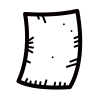 quill style sheet of paper icon