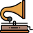 Gramophonesvg icon