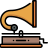 gramophonesvg icon