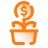 pulsar gradient style growing money icon