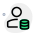 Data storage by a user for the company server icon