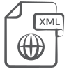 外部 XML ファイル ファイルとフォルダー スマッシングストック手描き黒スマッシングストック icon