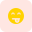Tongue-out smiling emoji with eyes closed expression icon