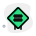 Railroad crossing warning to prevent accident sign board icon