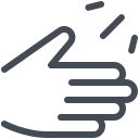 非接触型手指消毒剤 icon