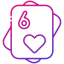 37 Six of Heart icon