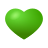 corazón verde icon