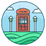 cabina telefónica icon