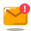arcade style important mail icon